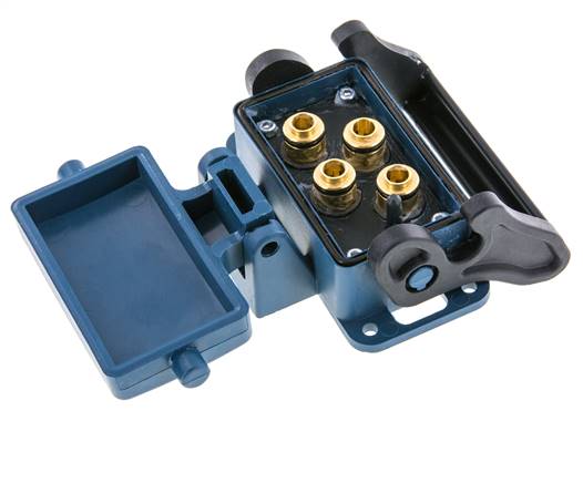 Douille multi-accouplement en laiton 4x8 mm Raccords à enfoncer Protection contre le déverrouillage Double obturation