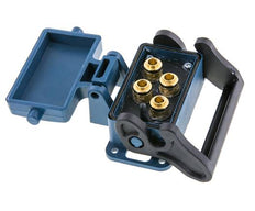 Douille multi-accouplement en laiton 4x8 mm Raccords à enfoncer Protection contre le déverrouillage Double obturation