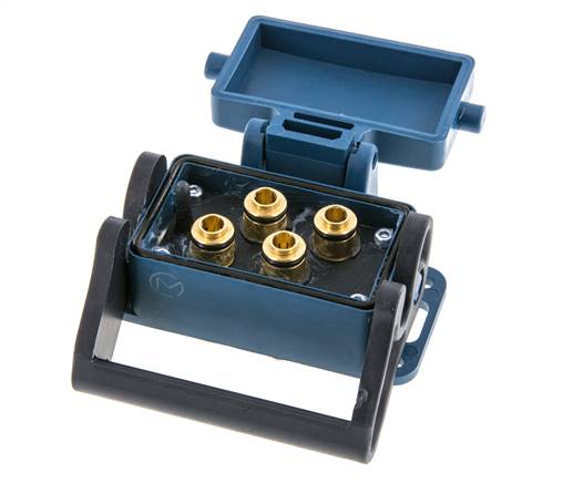 Douille multi-accouplement en laiton 4x8 mm Raccords à enfoncer Protection contre le déverrouillage Double obturation