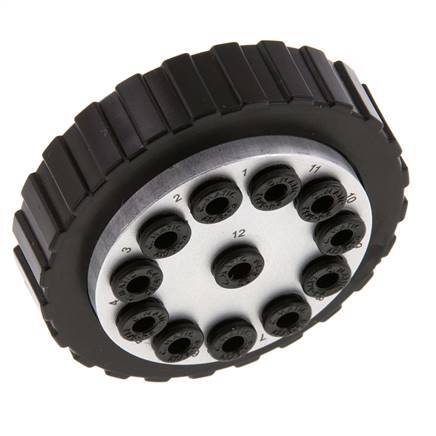 POM Bouchon multi-accouplement 12x4 mm Raccords instantanés Vide