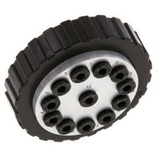 POM Bouchon multi-accouplement 12x4 mm Raccords instantanés Vide