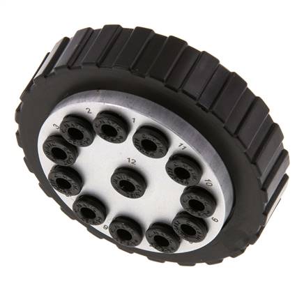 POM Multi-accouplement Prise femelle/femelle 12x4 mm Raccords instantanés Vide