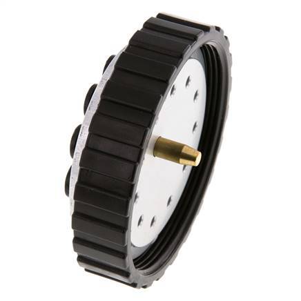 POM Bouchon multi-accouplement 12x4 mm Raccords instantanés Vide