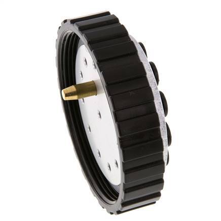 POM Bouchon multi-accouplement 12x4 mm Raccords instantanés Vide