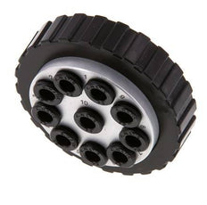 POM Bouchon multi-accouplement 10x6 mm Raccords instantanés Vide