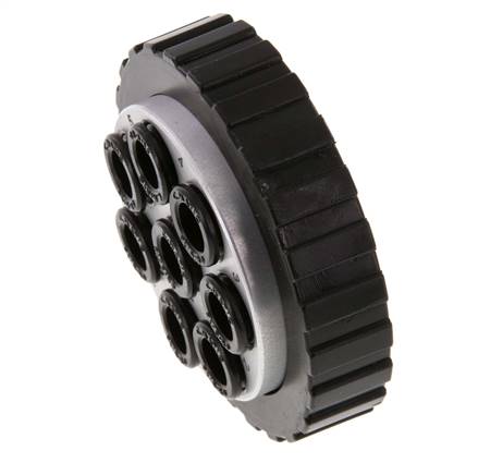 POM Bouchon multi-coupleur 8x8 mm Connexions Push-in Vide