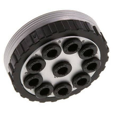 POM Multi-coupling Socket 10x6 mm Push-in Connections Vacuum