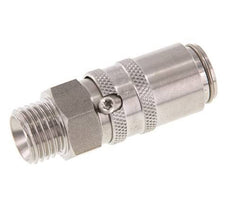 Coupleur de moule en acier inoxydable DN 6 Filets mâles M14x1.5 Double obturation
