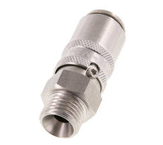 Coupleur de moule en acier inoxydable DN 6 Filets mâles M14x1.5 Double obturation