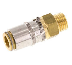Protection contre le déverrouillage de l'accouplement de moule en laiton DN 6, filetage mâle M14x1.5
