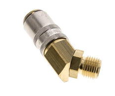 Coupleur de moule DN 6 en laiton Embout G filetage mâle 1/4 pouce 45-deg
