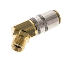 Coupleur de moule DN 6 en laiton Embout G filetage mâle 1/4 pouce 45-deg