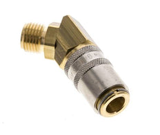 Coupleur de moule DN 6 en laiton Embout G filetage mâle 1/4 pouce 45-deg