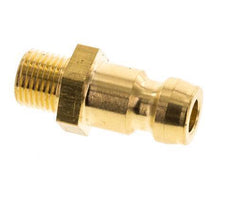 Brass DN 6 Mold Coupling Plug M8x0.75 Male Threads [5 Pieces]