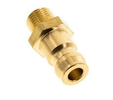 Brass DN 6 Mold Coupling Plug M8x0.75 Male Threads [5 Pieces]