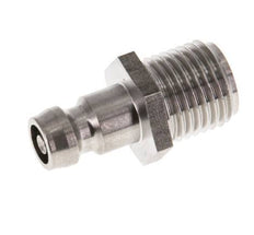 Stainless Steel DN 6 Mold Coupling Plug G 1/4 inch Male Threads Double Shut-Off