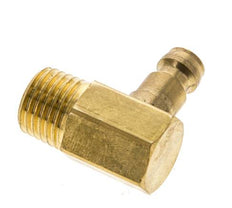 Laiton DN 6 Coupleur de moule Bouchon M14x1.5 filets mâles (conique) 90-deg