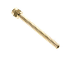 Tuyau en laiton à filetage femelle M14x1.5 de 120 mm de long