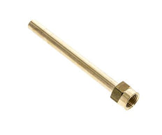 Tuyau en laiton à filetage femelle M14x1.5 de 120 mm de long