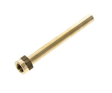 Tuyau en laiton à filetage femelle M16x1.5, longueur 150 mm
