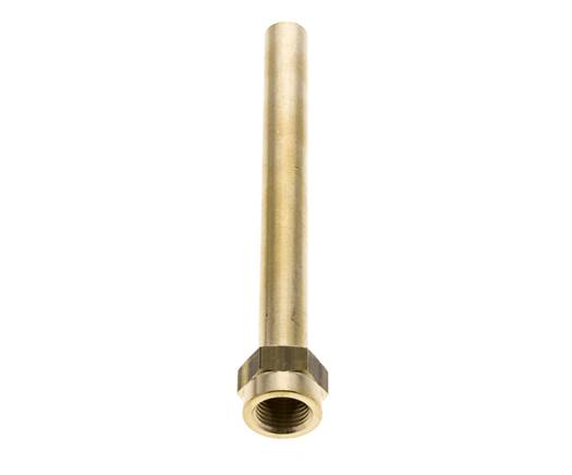 Tuyau en laiton à filetage femelle M16x1.5, longueur 150 mm