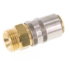 Brass DN 9 Mold Coupling Socket G 1/2 inch Male Threads
