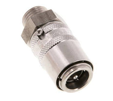 Coupleur de moule en acier inoxydable DN 9 Filets mâles M16x1.5 Double obturation