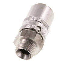 Coupleur de moule en acier inoxydable DN 9 Filets mâles M16x1.5 Double obturation