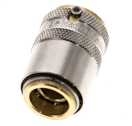 Coupleur de moule en laiton DN 9 Douille D13 mm Protection contre le déverrouillage
