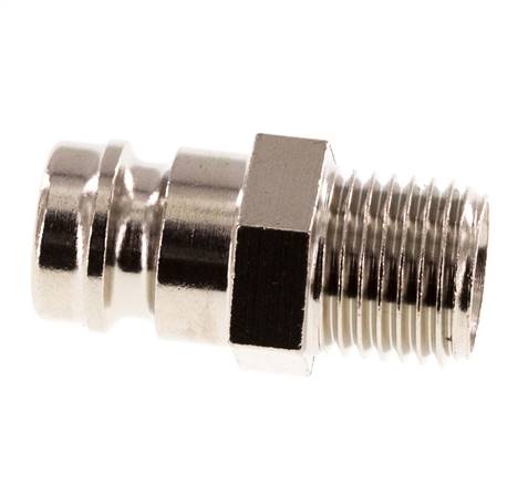 Bouchon de raccord de moule DN 9 en laiton G 1/4 pouce filets mâles double obturation