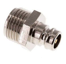 Bouchon de raccord de moule DN 9 en laiton G 1/2 pouce filets mâles double obturation