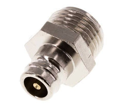 Bouchon de raccord de moule DN 9 en laiton G 1/2 pouce filets mâles double obturation