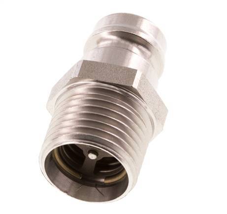 KIRANDY Raccord de Tuyau en Acier Inoxydable 304 316L, Filetage NPT mâle x NPT mâle, résistance à Une Douille Haute Pression de 64 kg Pipe ajusté (Color