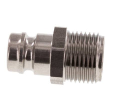 Acier inoxydable DN 9 (Micro) Coupleur d'air Bouchon G 3/8 pouce mâle à double obturation
