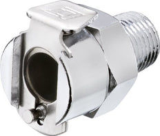 Coupleur Linktech en laiton DN 3.2 à douille R 1/8 pouce filetage mâle double obturation Série 20