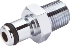 Bouchon d'accouplement Linktech en laiton DN 3.2 Filets NPT mâles 1/8 pouce Double obturation Série 20