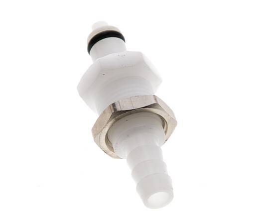 POM DN 3.2 Bouchon d'accouplement Linktech 6.4 mm Pilier de tuyau Bulkhead 20 Series