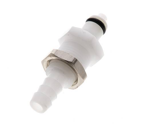 POM DN 3.2 Bouchon d'accouplement Linktech 6.4 mm Pilier de tuyau Bulkhead 20 Series