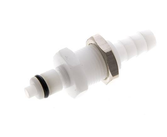 POM DN 3.2 Bouchon d'accouplement Linktech 6.4 mm Pilier de tuyau Bulkhead 20 Series