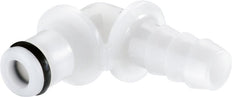 POM DN 3.2 Bouchon d'accouplement Linktech 3.2 mm Pilier de tuyau 90-deg 20 Series