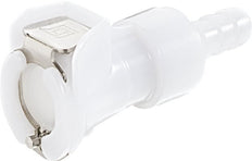 POM DN 6.4 Linktech Coupling Socket 7.9 mm Hose Pillar Double Shut-Off 40 Series