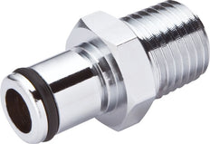 Bouchon d'accouplement Linktech en laiton DN 6.4 Filets NPT mâles 1/4 pouce Double obturation Série 40