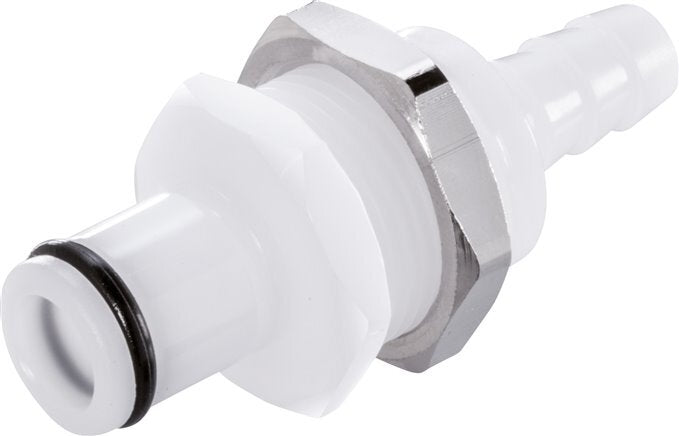 POM DN 6.4 Bouchon d'accouplement Linktech 7.9 mm Pilier de tuyau Bulkhead 40 Series