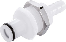 POM DN 6.4 Bouchon d'accouplement Linktech 7.9 mm Pilier de tuyau Bulkhead 40 Series