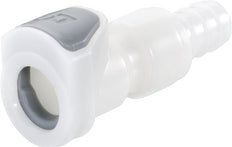 POM DN 6.4 Linktech Coupling Socket 9.5 mm Hose Pillar Double Shut-Off 50 Series