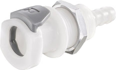 POM DN 6.4 Linktech Coupling Socket 6.4 mm Hose Pillar Bulkhead Double Shut-Off 50 Series