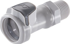 PP DN 9.5 Linktech Coupling Socket 3/8 inch Male NPT Threads 60 Series