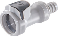 PP DN 9.5 Linktech Coupling Socket 9.5 mm Hose Pillar Double Shut-Off 60 Series