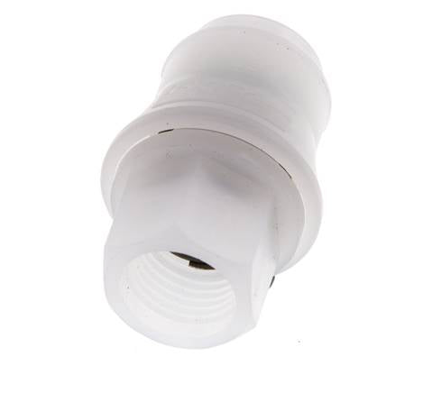 PVDF DN 5 Accouplement femelle G filets femelles 1/4 pouce
