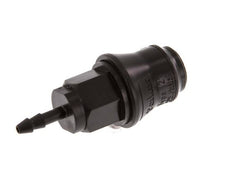 Laiton DN 5 Manchon d'accouplement d'air 4 mm Pilier de tuyau